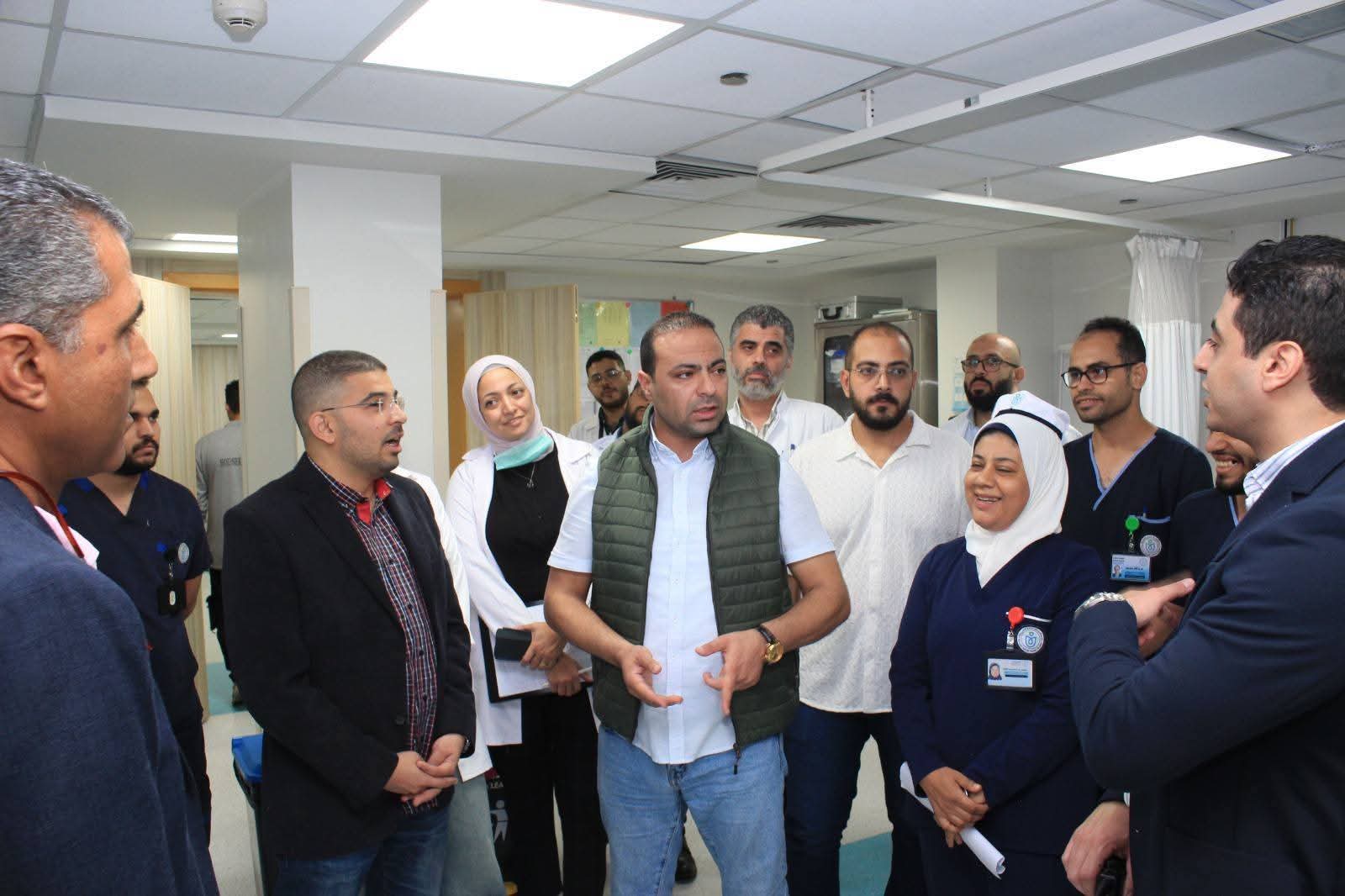 جولة تفقدية لرفع كفاءة الخدمة الطبية بمستشفى شرم الشيخ الدولي