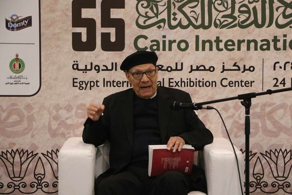 أحمد عبدالمعطي حجازي من معرض الكتاب: فلسطين تتعرض لإبادة.. وطه حسين ملأ أرضنا نورًا