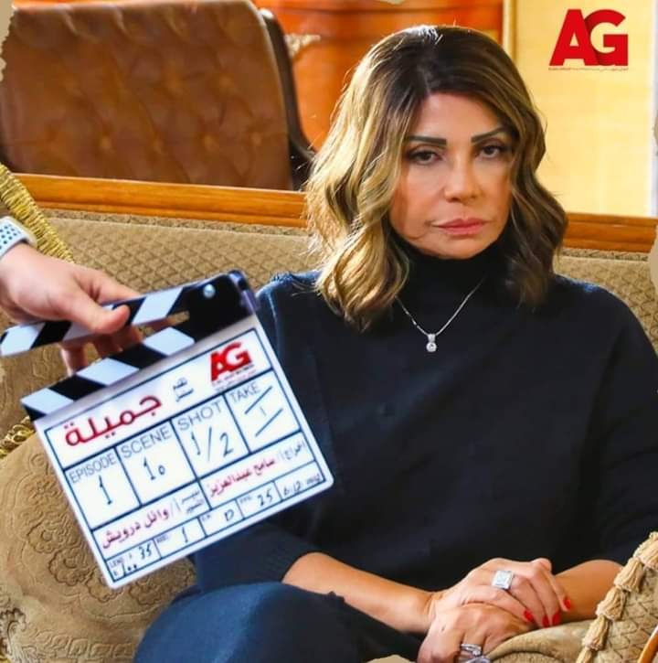 بلوك جديد وباروكه .. أول ظهور لشخصية الفنانة سوسن بدر في كواليس مسلسل جميلة