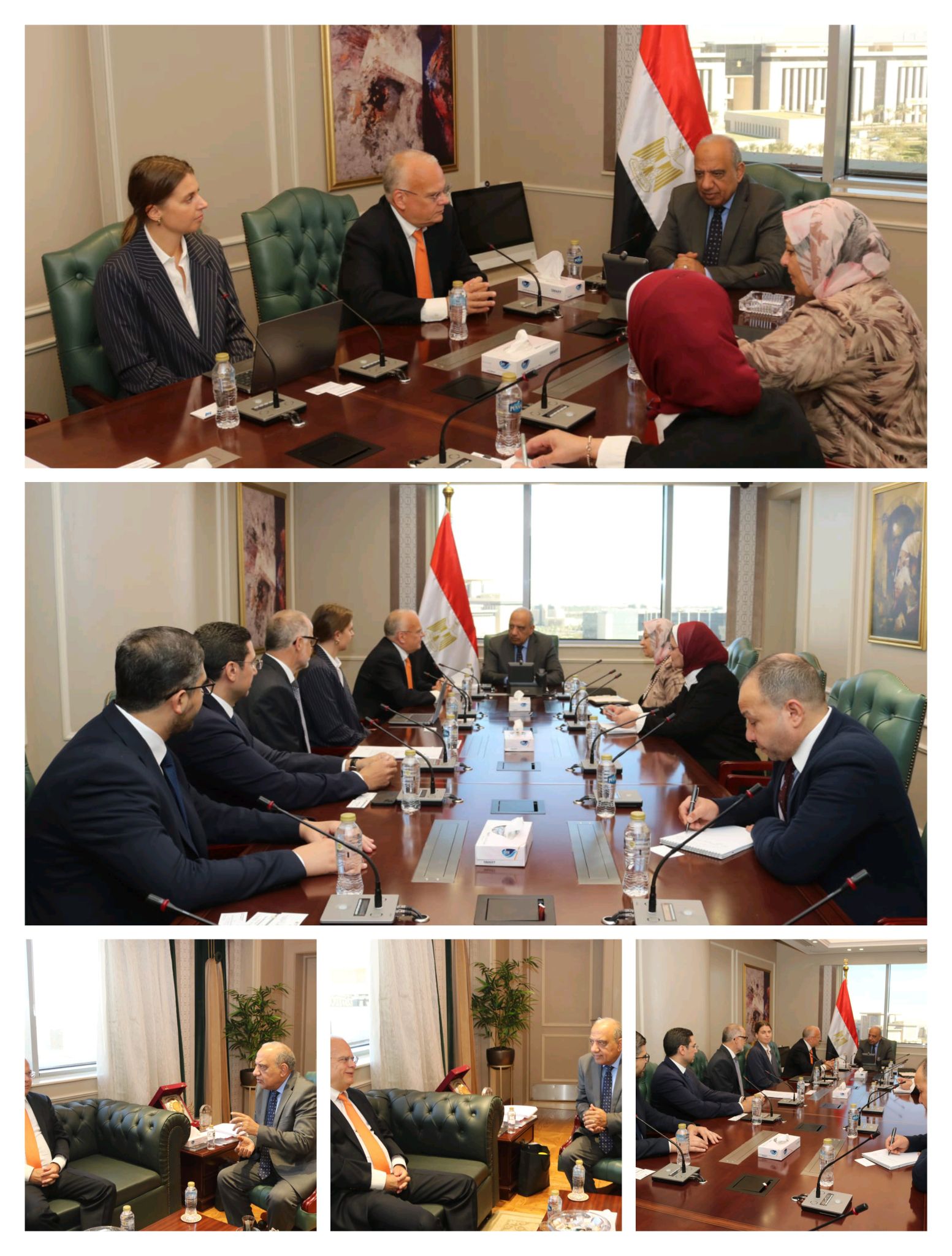 وزير الكهرباء والطاقة المتجددة يستقبل سفير السويد بالقاهرة