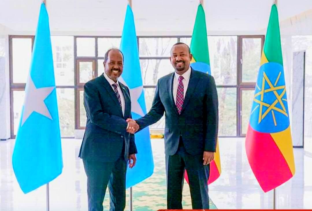 رئيس الصومال يبحث فى أديس أبابا فتح صفحة جديدة من التعاون مع إثيوبيا