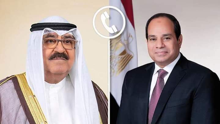 الرئيس السيسي يهنىء ولى العهد الكويتي بمناسبة عيد الأضحى المبارك