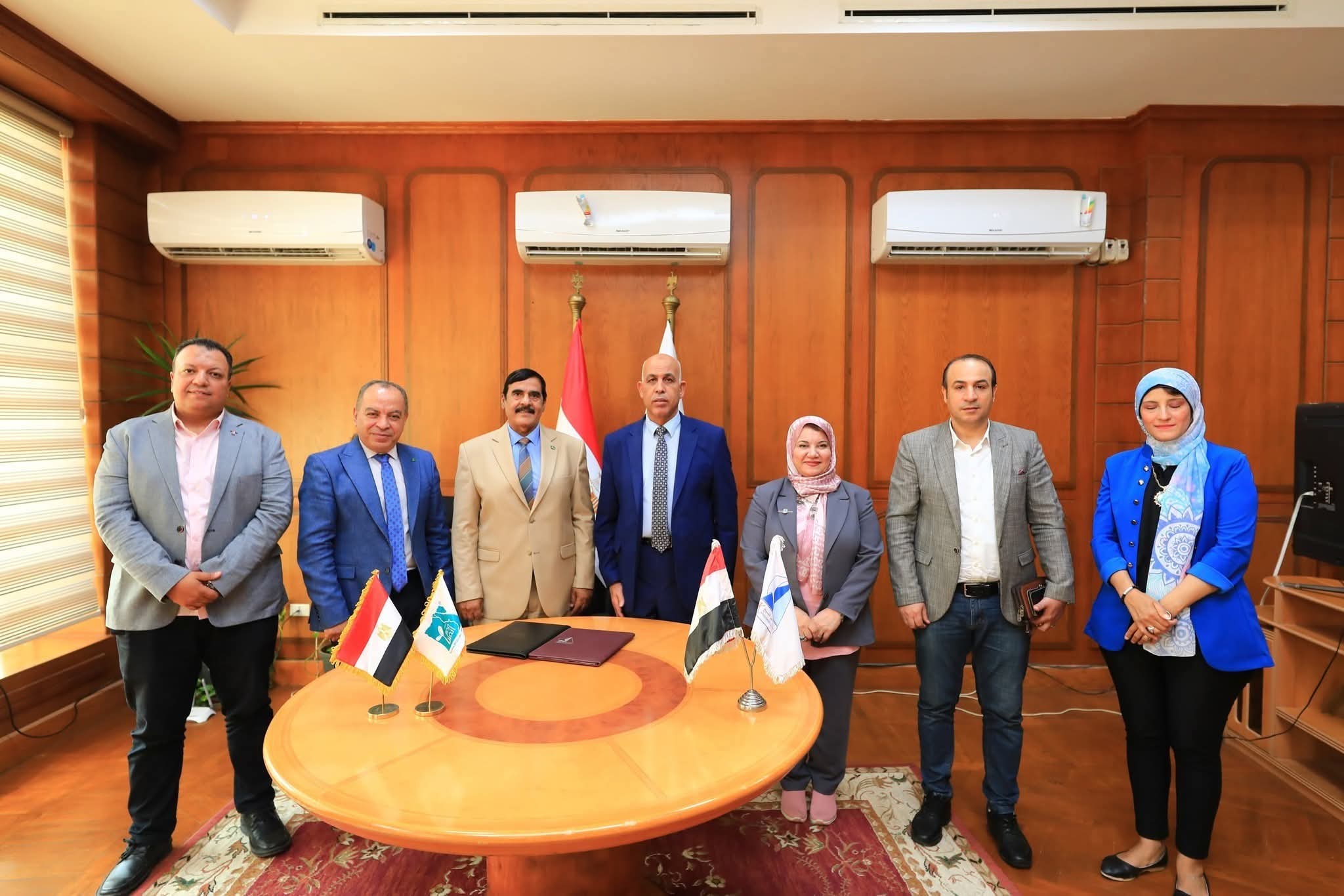 جامعة كفر الشيخ توقع بروتوكول تعاون مع مؤسسة مصر الخير لدعم الطلاب الفلسطينيين بالجامعة
