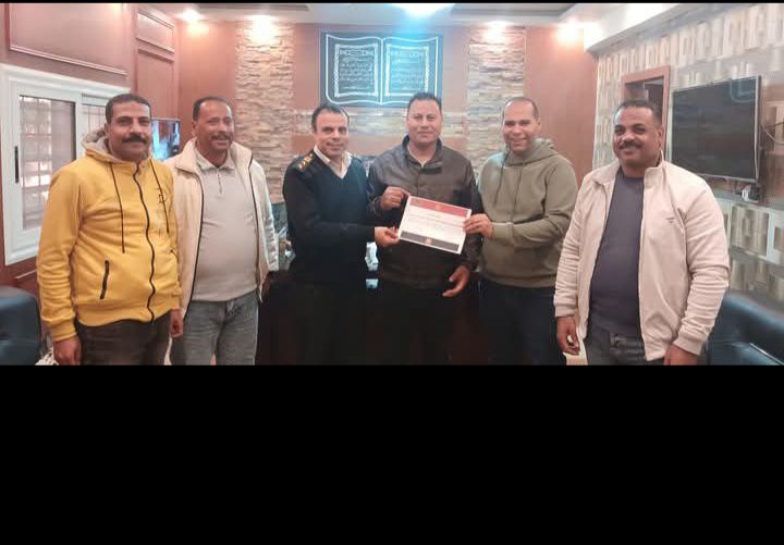 مباحث المنشاة سوهاج تكرم الأمين 