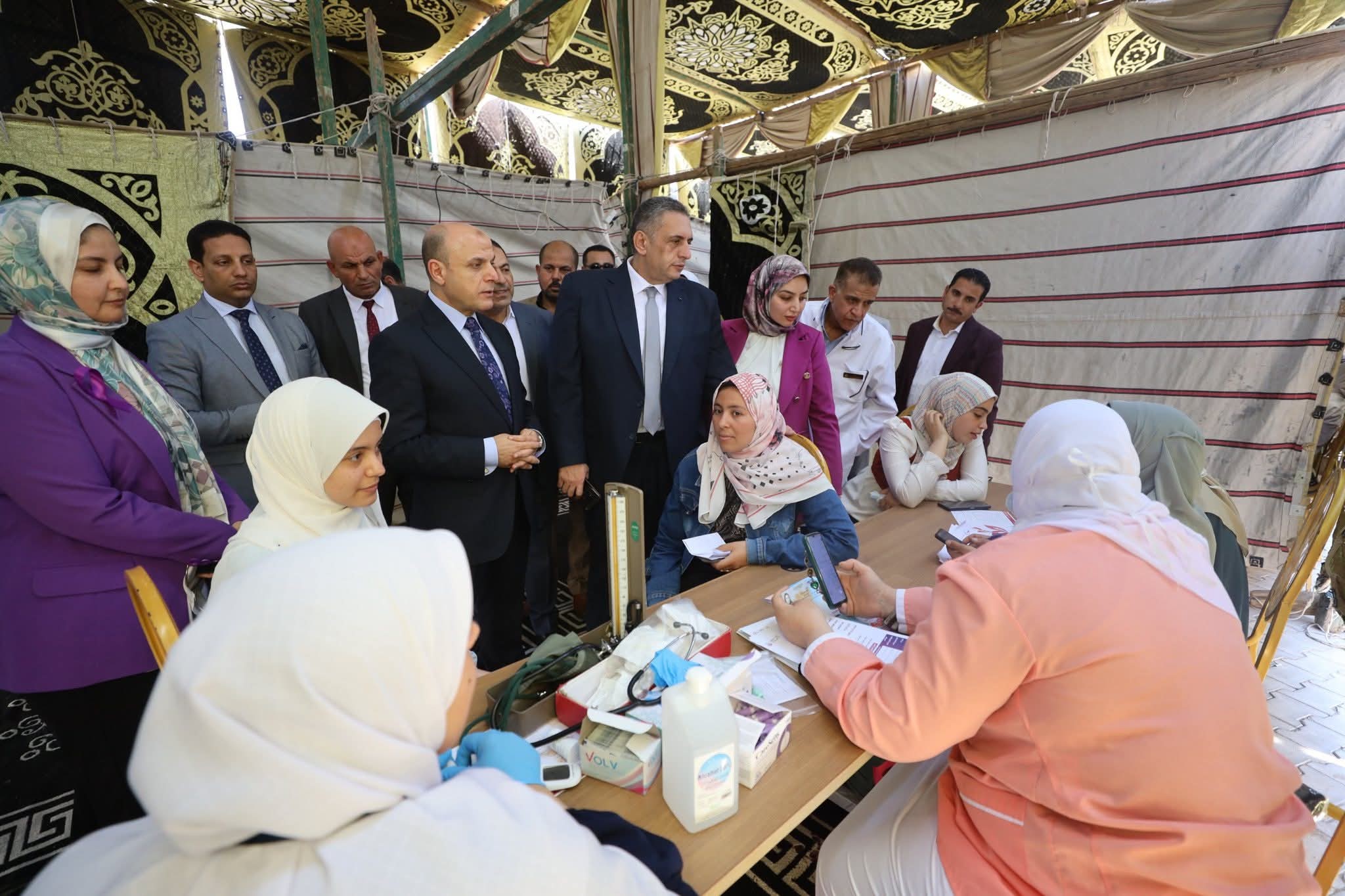 محافظ كفر الشيخ يدشن حمله من بدرى امان ضمن المبادرات الرئاسيه للكشف المبكر عن الاورام