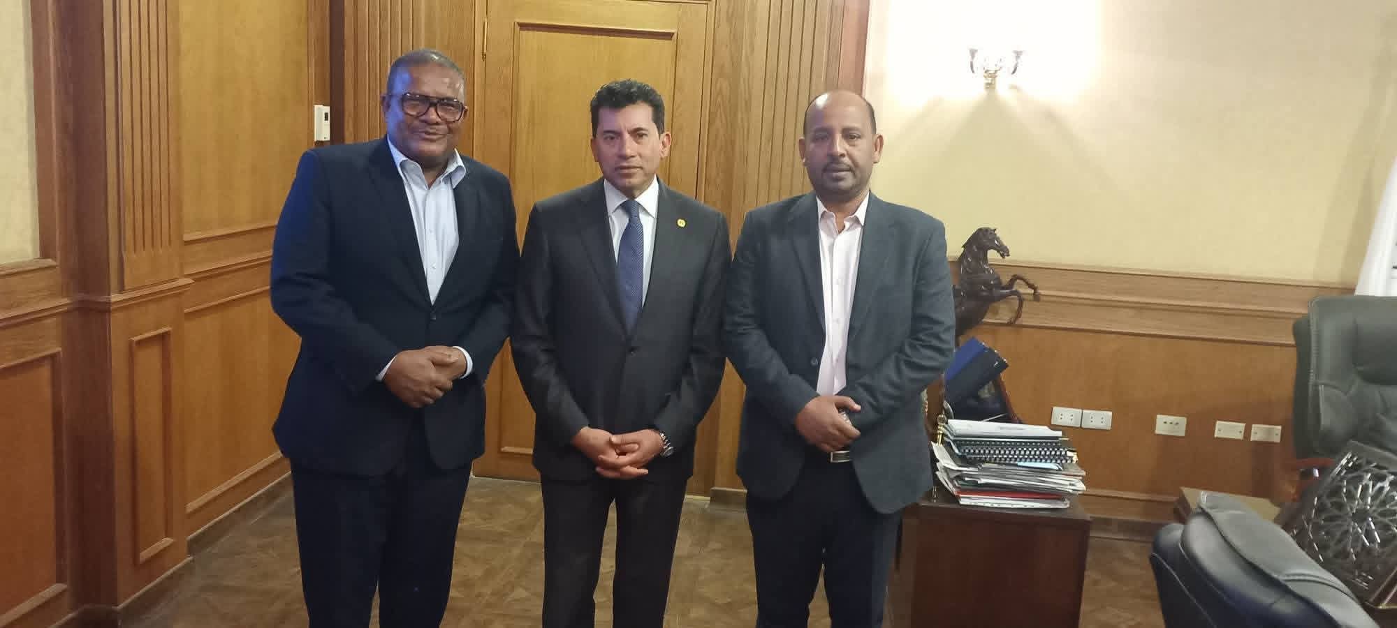 لقاء النائب أحمد سعد درويش مع وزير الشباب والرياضة
