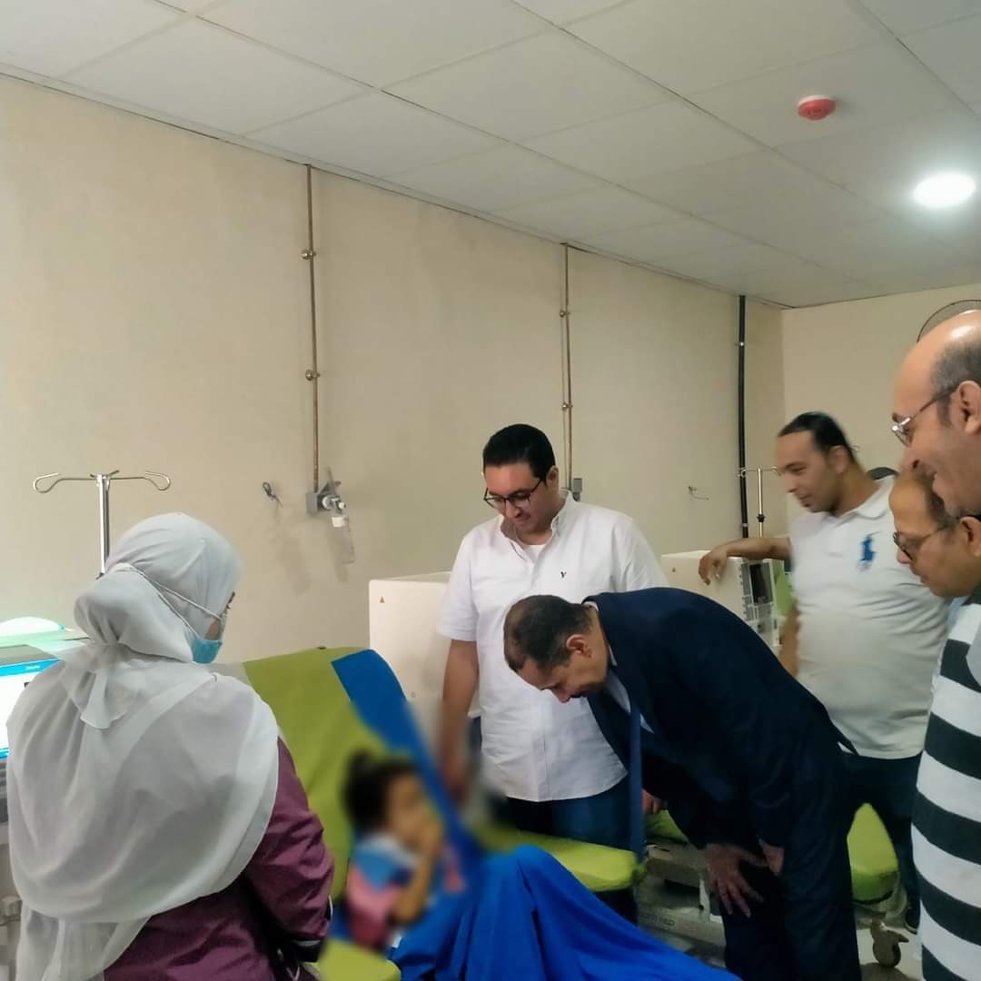 افتتاح وحدة الغسيل الكلوي وعيادة الكلي للأطفال بسوهاج 