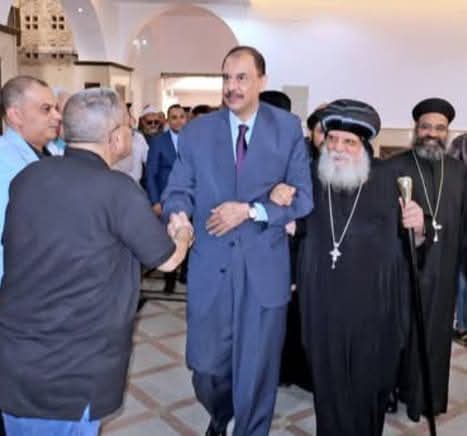 محافظ سوهاج يزور مطرانيات البلينا وجرجا
