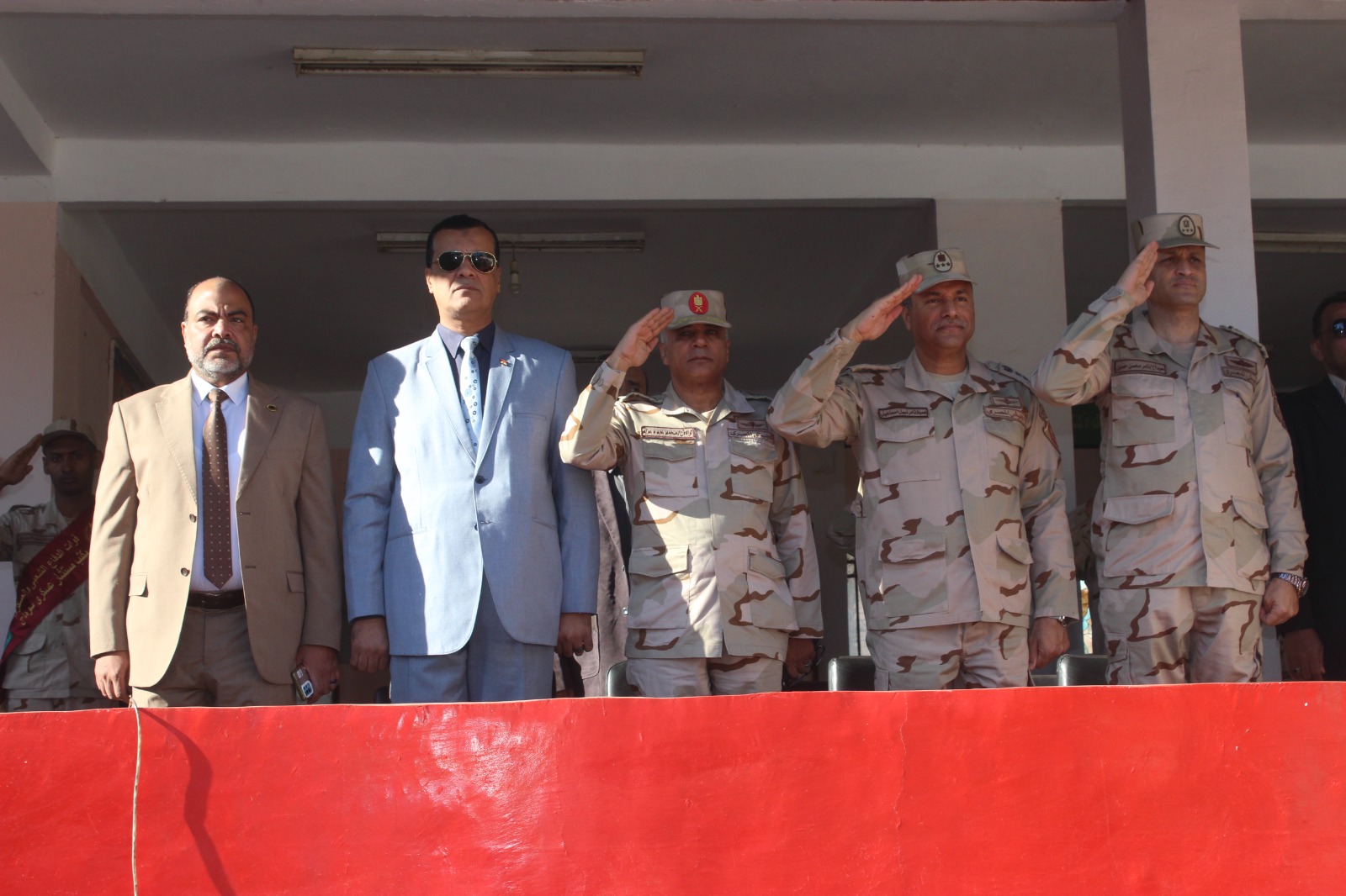 تعليم سوهاج ينافس للفوز بمسابقة أفضل مدرسة تأسيس عسكري