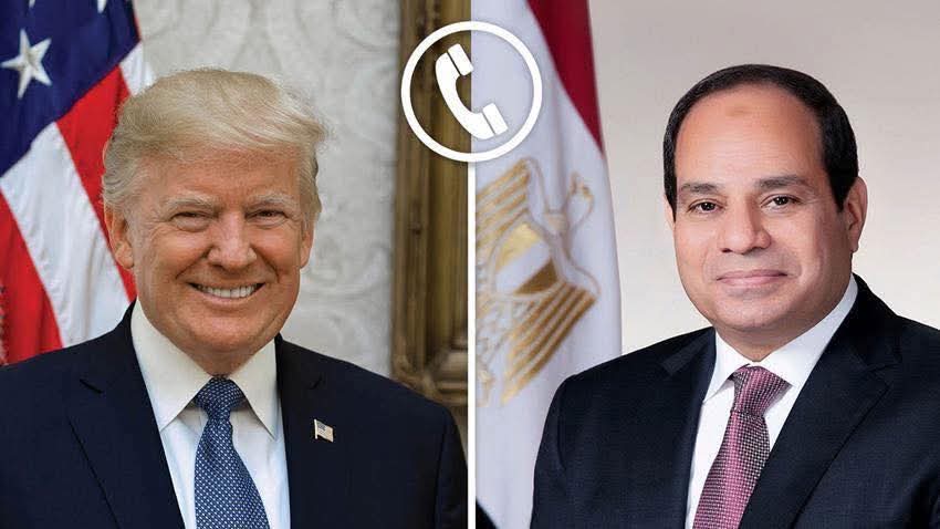 السيسي يهنئ ترامب بانجاز اتفاق وقف الحرب في غزة ويدعوه للمشاركة في الاحتفالية بمصر  
