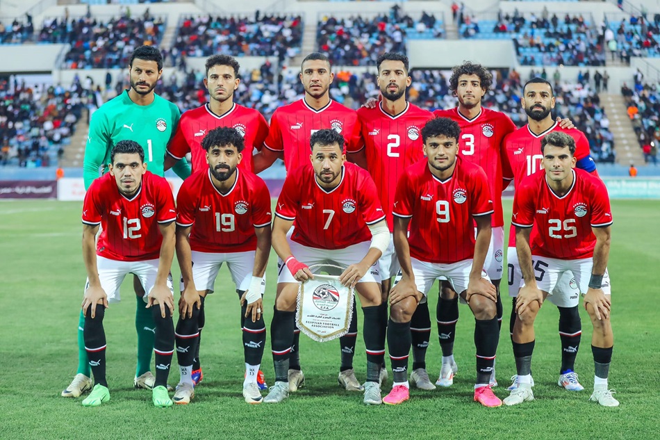 منتخب مصر بالأحمر وموريتانيا بالأخضر في مباراة الغد