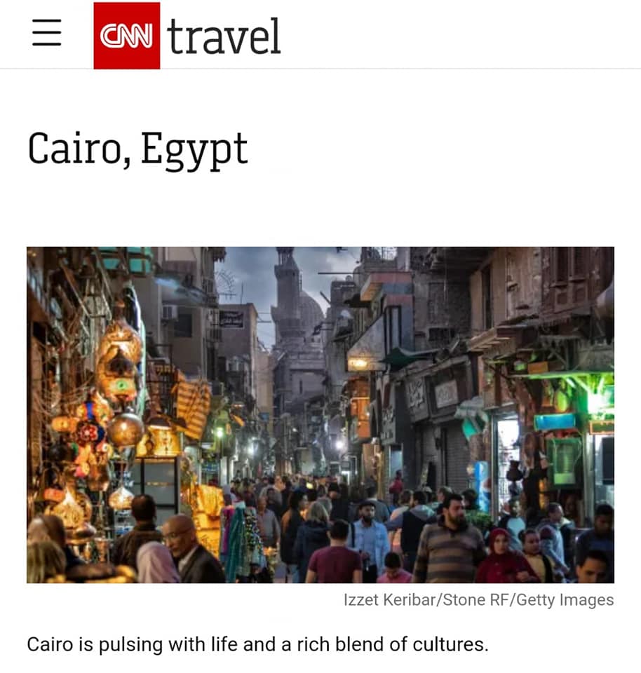 موقع CNN Travel : مصر ضمن أفضل المقاصد السياحية التي تستحق الزيارة خلال عام 2023