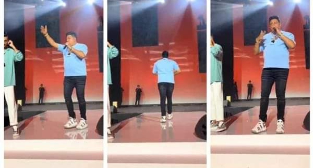 فاكر نفسه العندليب.. الجمهور يهاجم حمو بيكا بسبب تركه للمسرح