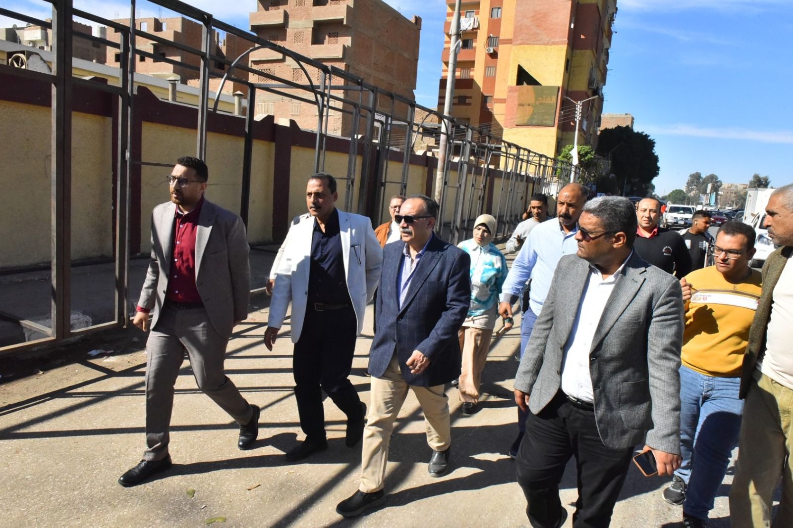 محافظ أسيوط يتفقد اللمسات النهائية بـ