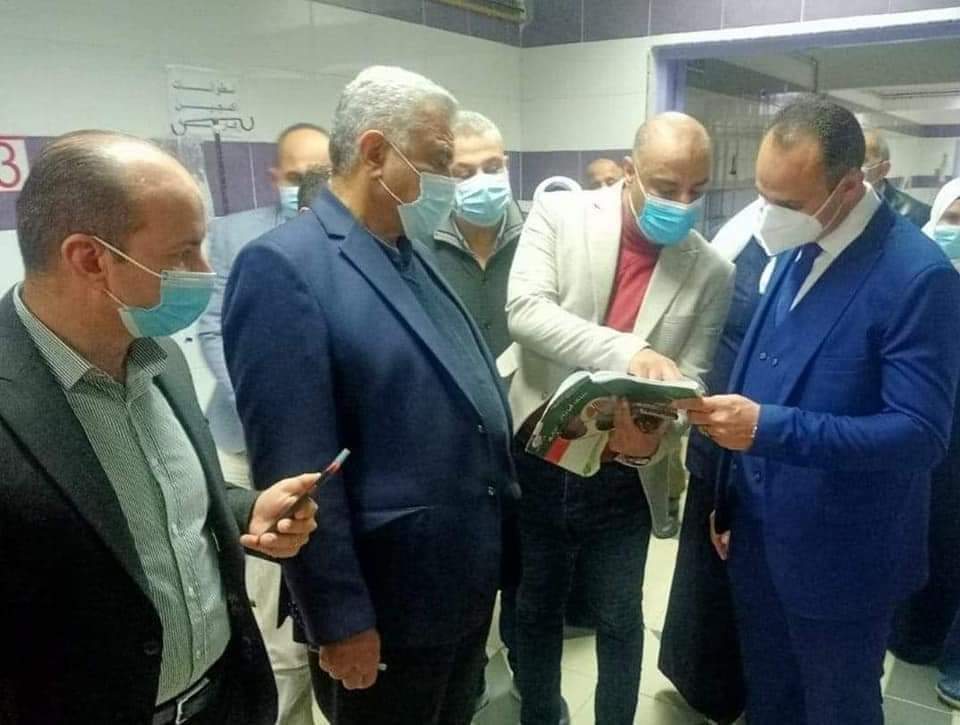 هاني جميعه وكيل وزارة الصحة بالبحيرة يستهل جولاته المرورية بزيارة مستشفى الصدر  بدمنهور