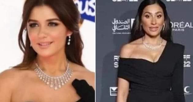 اليوم ٠٠ غادة عادل ودينا الشربيني يحضران العرض الخاص لفيلم ا الهامور