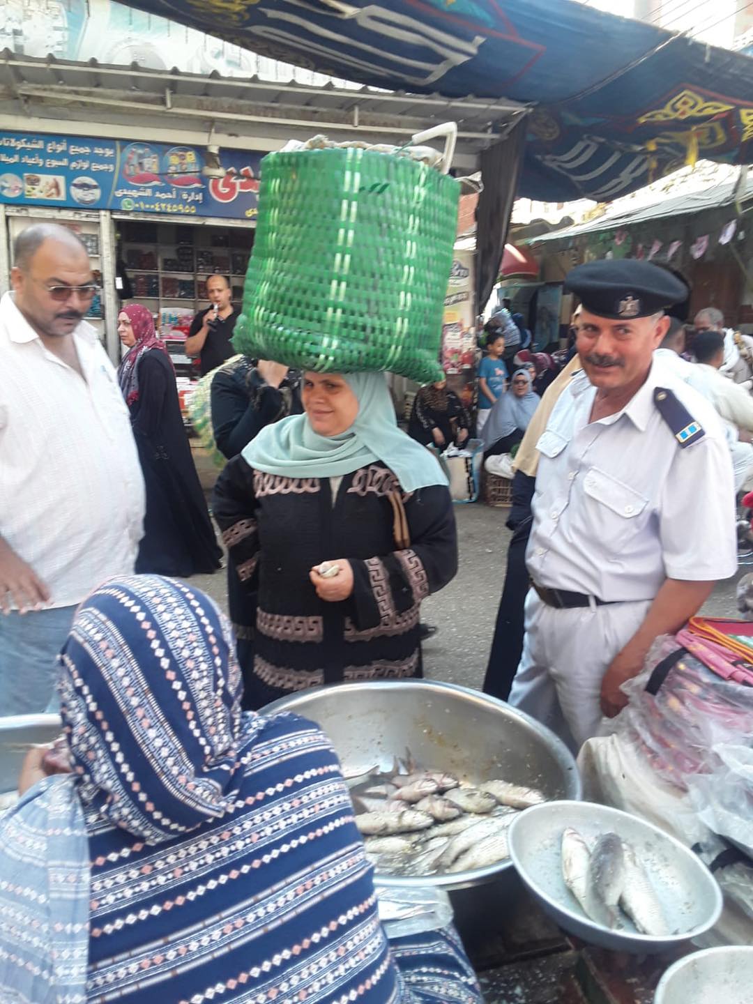 متابعة محلات بيع اللحوم والاسماك والنظافة فى الابراهيمية بالشرقية