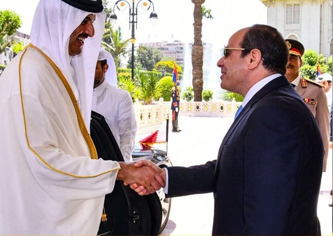 السيسى يشيد بالقدرات العسكرية لدولة قطر وحنكة قيادتها فى إدارة الأزمة الأخيرة