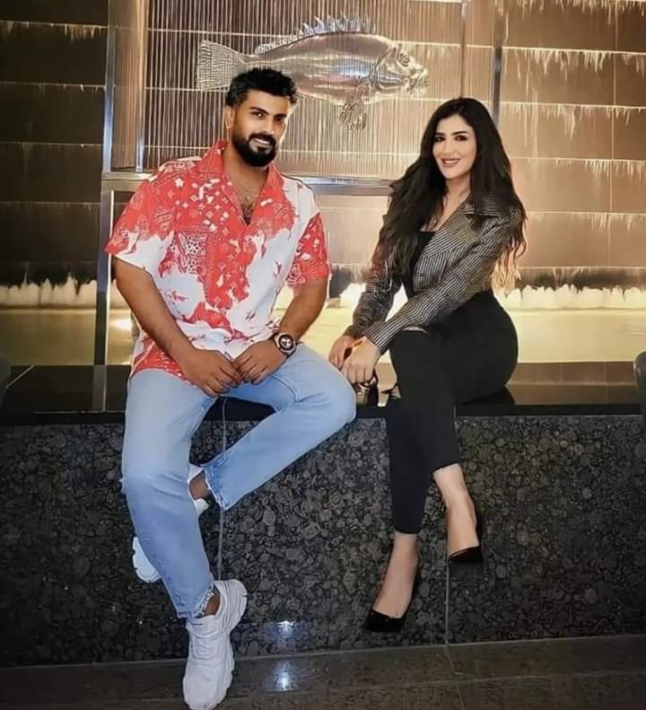 محمد سامي يتغزل في  مي عمر ٠٠ الأشياء الجميلة في حياتي تصبح أفضل معك