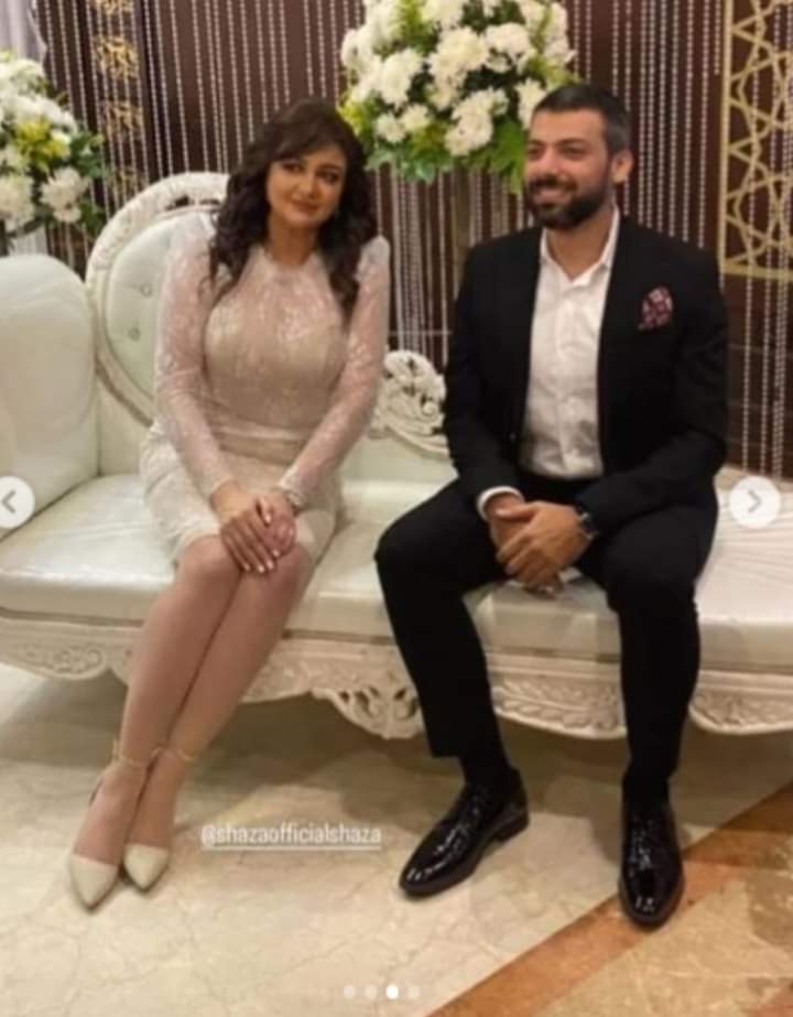 تفاصيل إطلالة الفنانة شذى في حفل خطوبتها