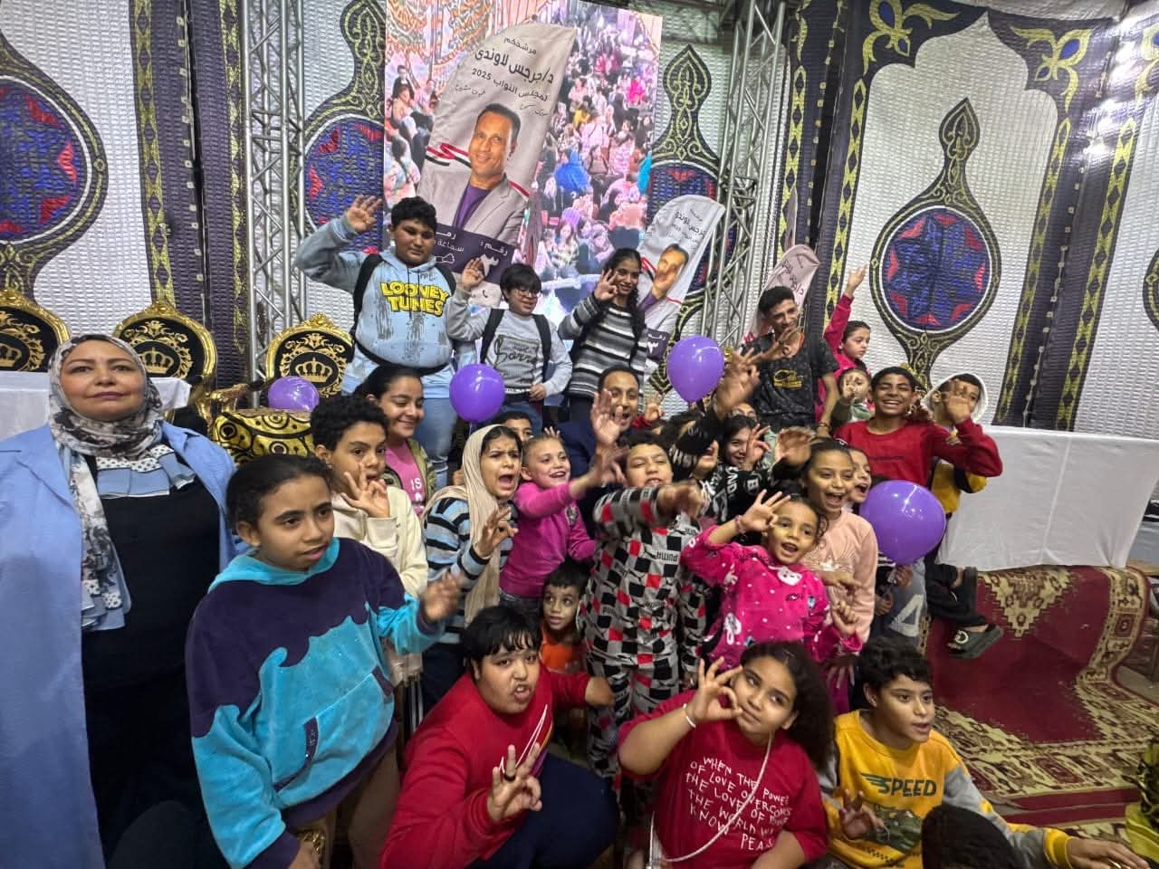 جرجس لاوندي… صوت الإنسانية في الطالبيّة والعمرانيّة ويد العطاء الممتد لليتامى وذوي الهمم 