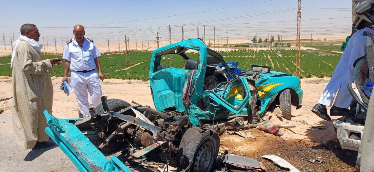 ربع نقل تودى بحياة 8 أشخاص و إصابة 25آخرين بمركز ملوى