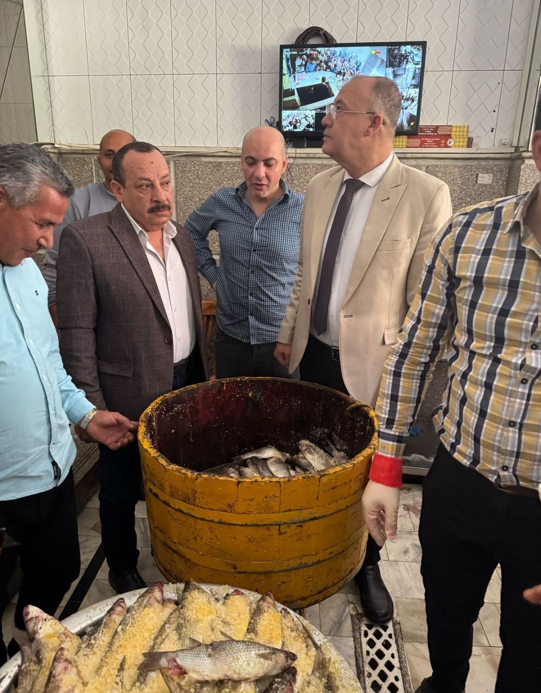 تموين الشرقية :ضبط 20طن رنجةوأسماك مدخنةغير صالحة للإستهلاك