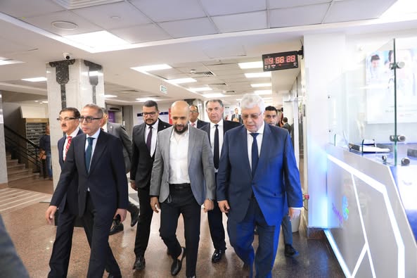 وزير التعليم العالي يتفقد مستشفى سعاد كفافي الجامعي