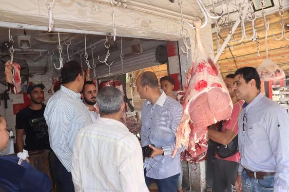 السكرتير العام  يواصل متابعة  تنفيذ مبادرة جزاري بني سوبف لتخفيض أسعار اللحوم