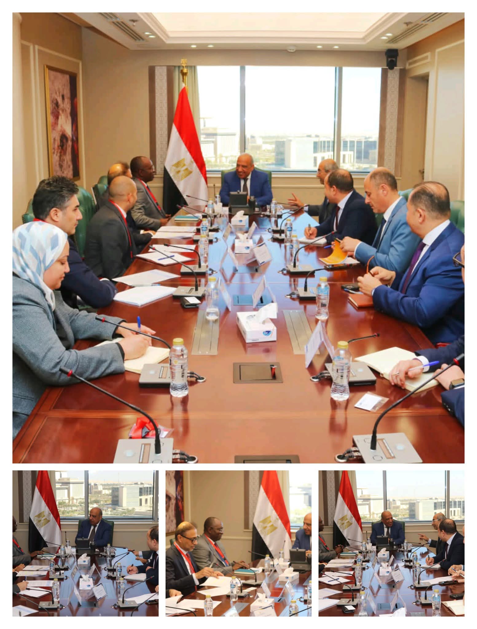 بحث وزير الكهرباء والطاقة المتجددة مع وفد مؤسسة التمويل الدولية 