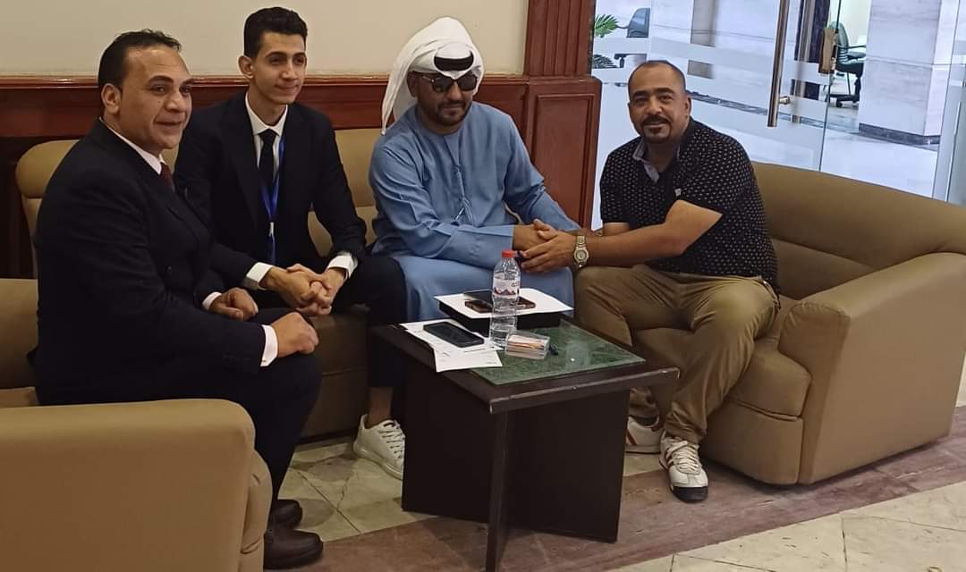 الإعلامي سيد الجارحي يلتقي مع سمو الشيخ محمد بن سلطان بن حمدان آل نهيان الوكيل القائم بأعمال حاكم الإمارات
