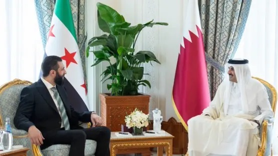 أمير قطر والرئيس السوري يعقدان جلسة مباحثات رسمية
