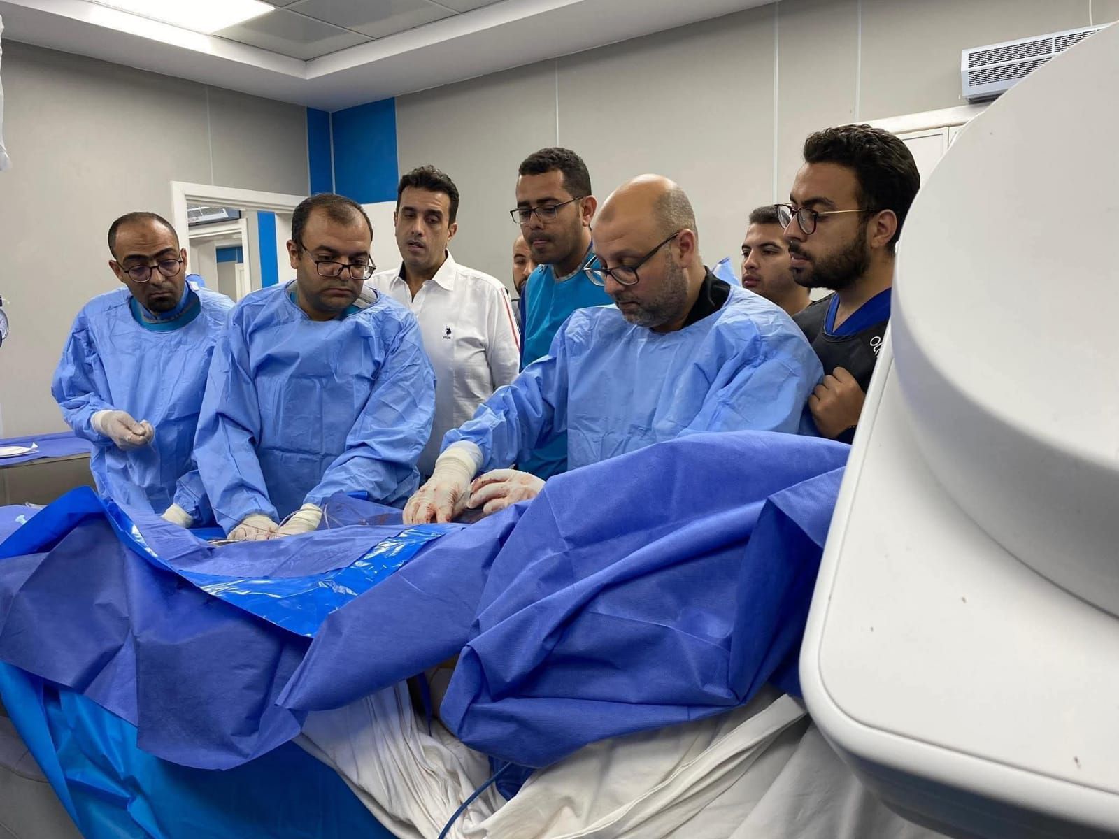 إنجاز طبي كبير فى إنقاذ حياة مريضة مصابة بجلطة مخية حادة بمستشفيات جامعة المنوفية 