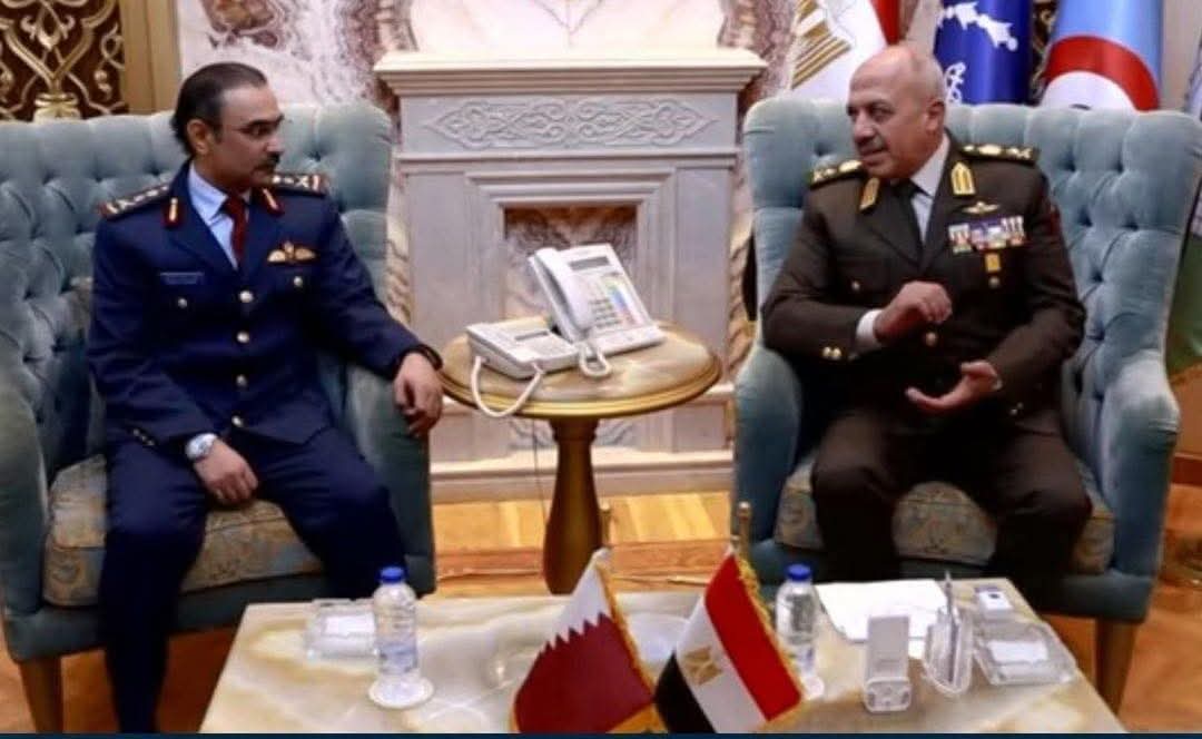 رئيس أركان حرب القوات المسلحة يلتقى نظيره القطرى