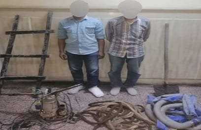 ضبط شخصين ينقبان عن الآثار داخل منزل فى باب الشعرية
