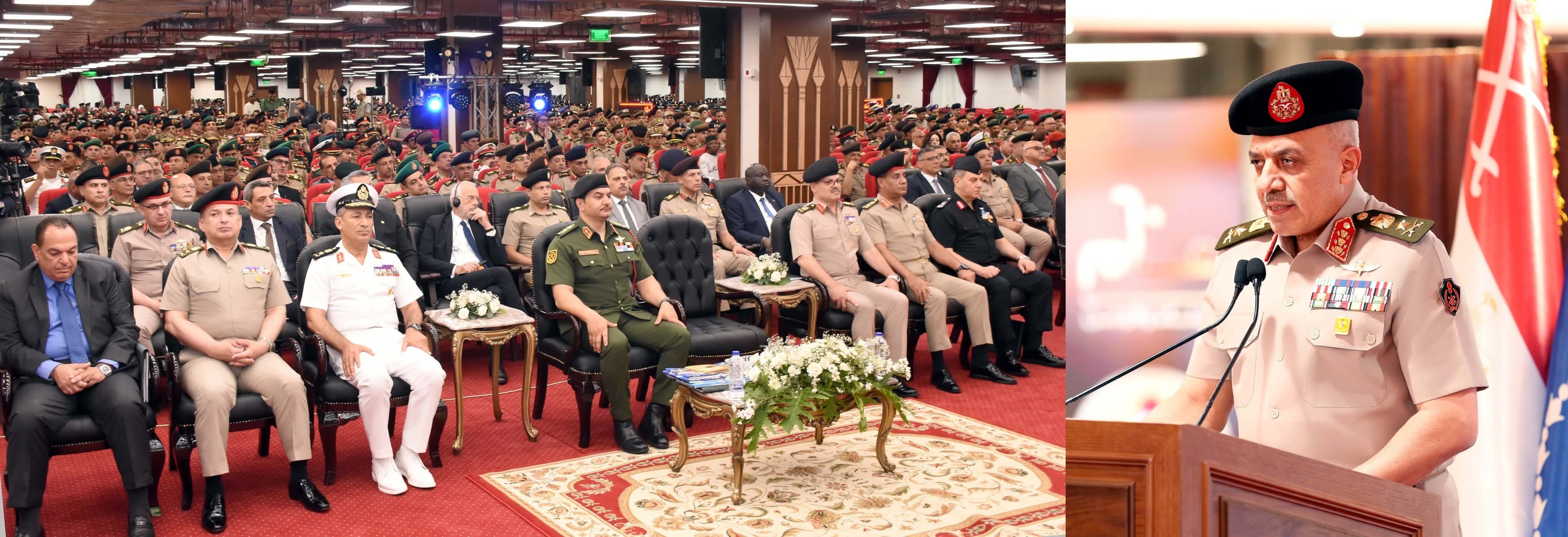 رئيس أركان حرب القوات المسلحة يشهد تخرج دورات جديدة من دارسى الأكاديمية العسكرية 