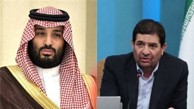 ولي العهد السعودي والرئيس الإيراني يؤكدان أهمية مواصلة تعزيز التعاون بمختلف المجالات