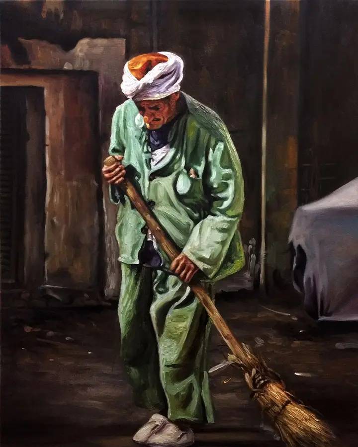 عامل النظافة.. كرامة الوطن المهدورة