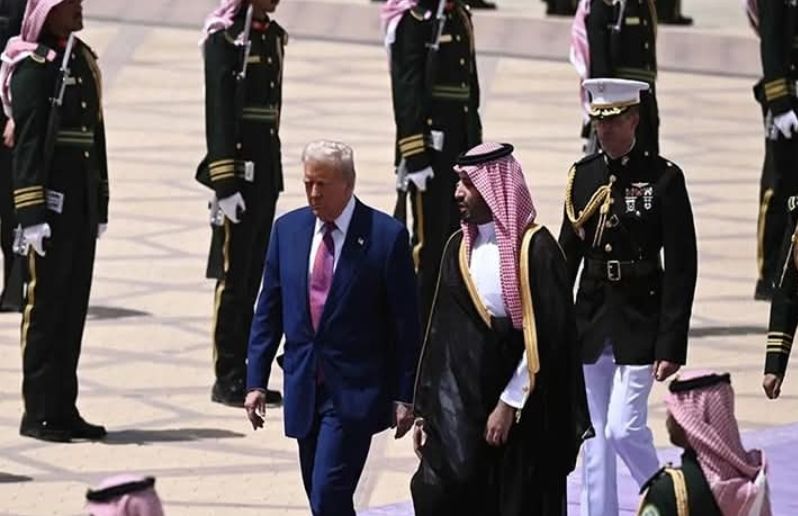 ولي العهد السعودى محمد بن سلمان يستقبل الرئيس الأمريكة دونالد ترامب