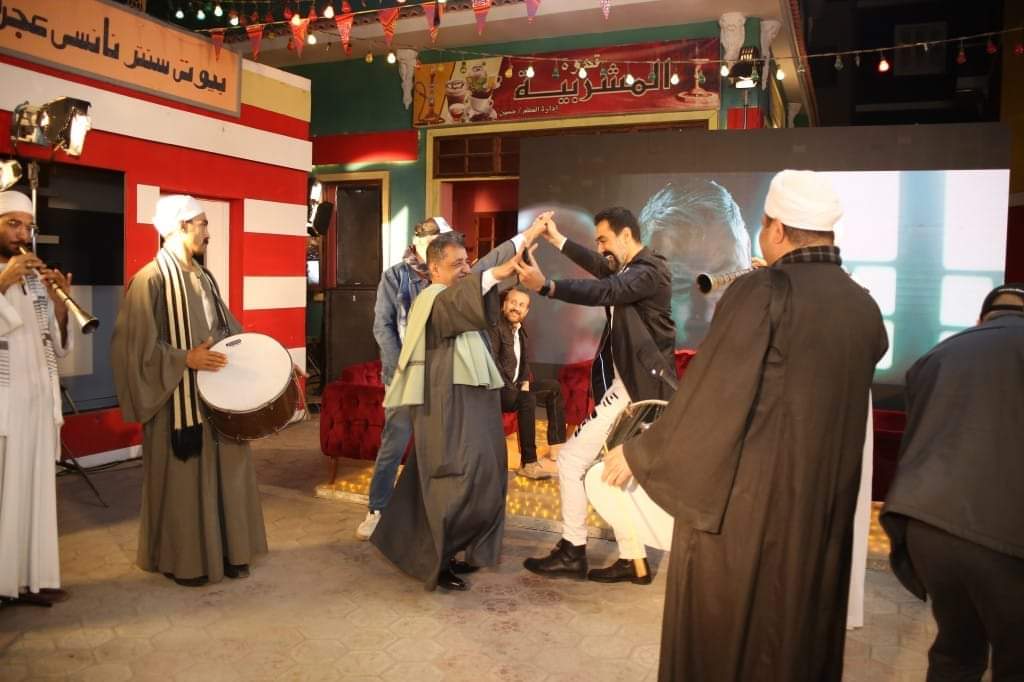 اجواء احتفال فلكلورية في سحور مسلسل «ليل ام البنات»