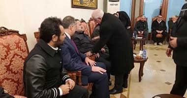 أصدقاء المطرب جورج وسوف يقدمون واجب العزاء فى رحيل نجله وديع
