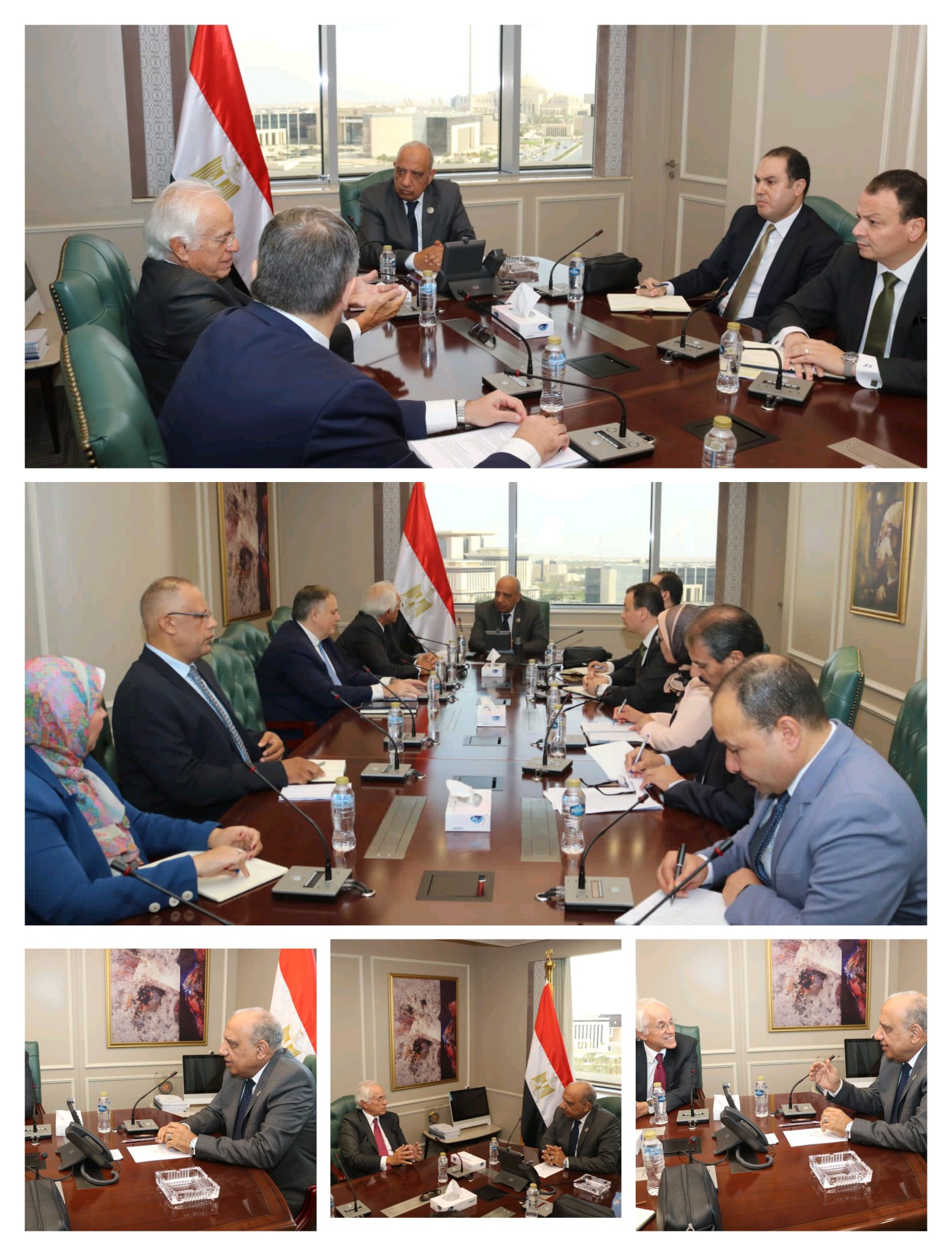 وزير الكهرباء والطاقة المتجددة يبحث مع رئيس مجموعة