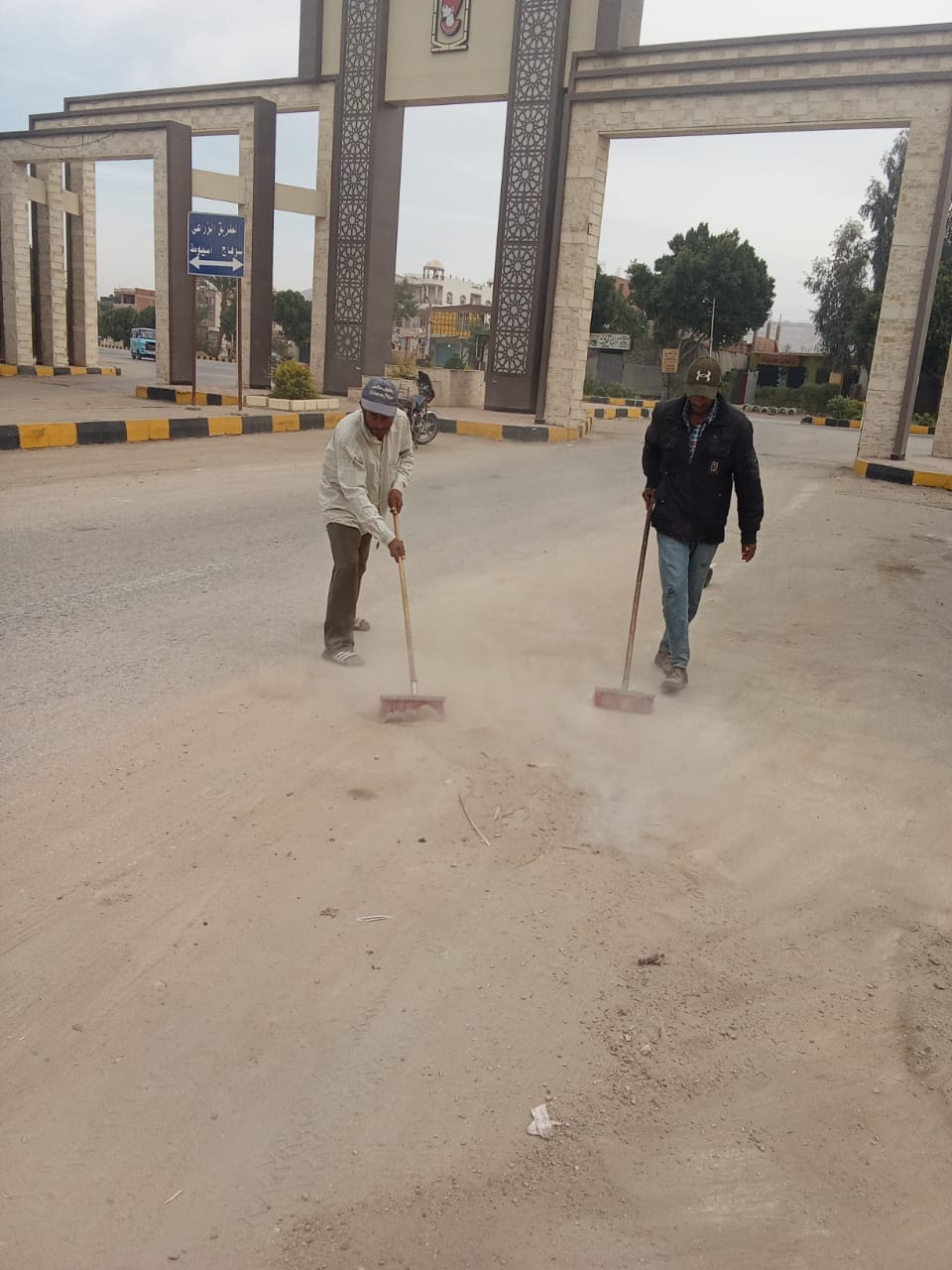 حملة نظافة موسعة بمركز  طهطا بسوهاج 