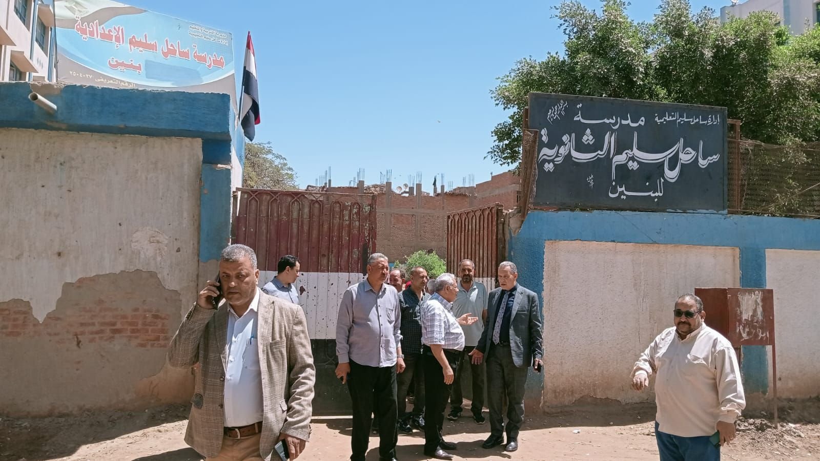 جولة مفاجئة لوكيل وزارة التعليم بأسيوط على مدارس ساحل سليم