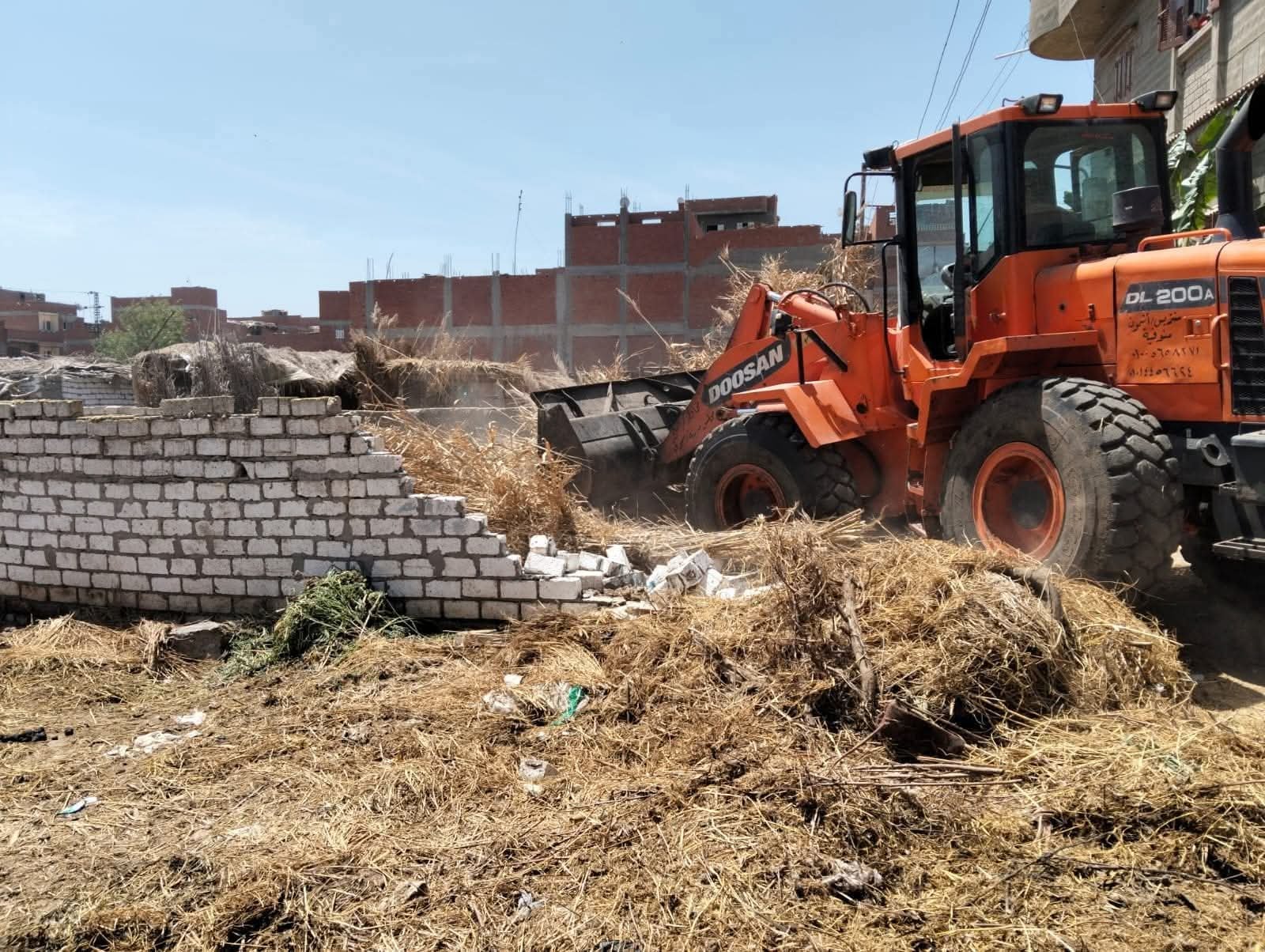 ازالات فورية وإجراءات قانونية لحالات البناء المخالف